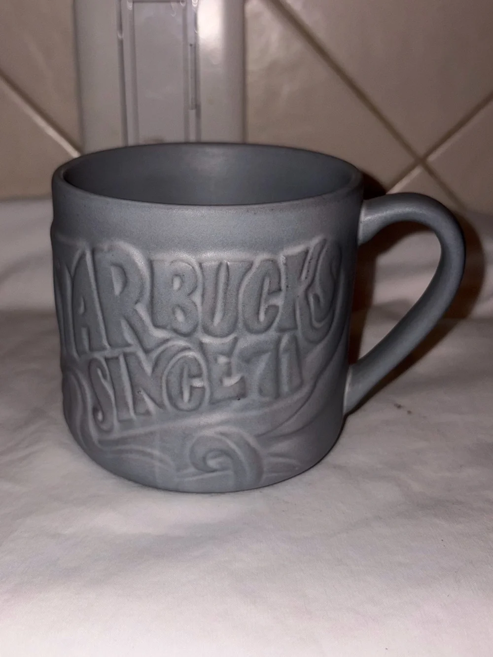 HTF Like new Starbucks 2016 gray mermaid 12fl/oz. Mug